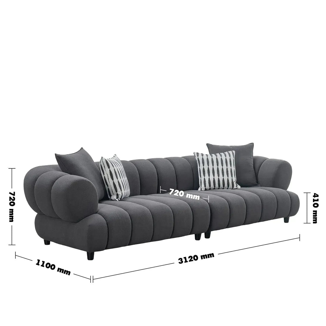 Modern sherpa fabric 5 seater sofa lace size charts.