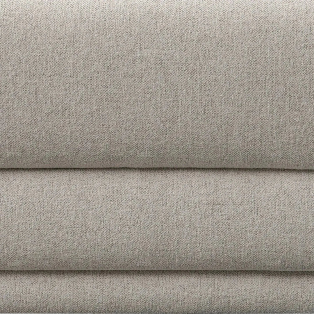 Modern mixed weave fabric 4 seater sofa manor in panoramic view.