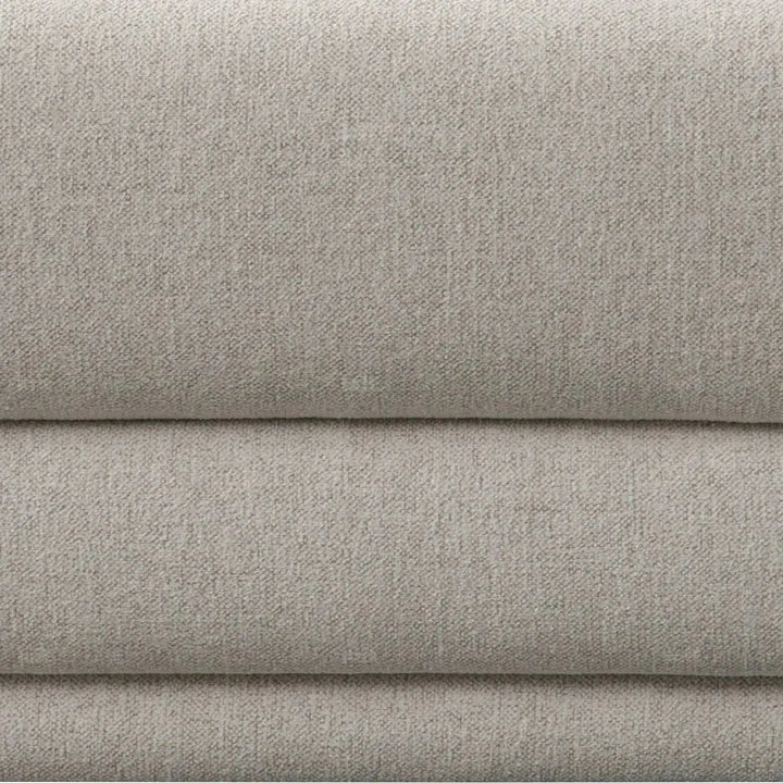 Modern mixed weave fabric 4 seater sofa manor in panoramic view.