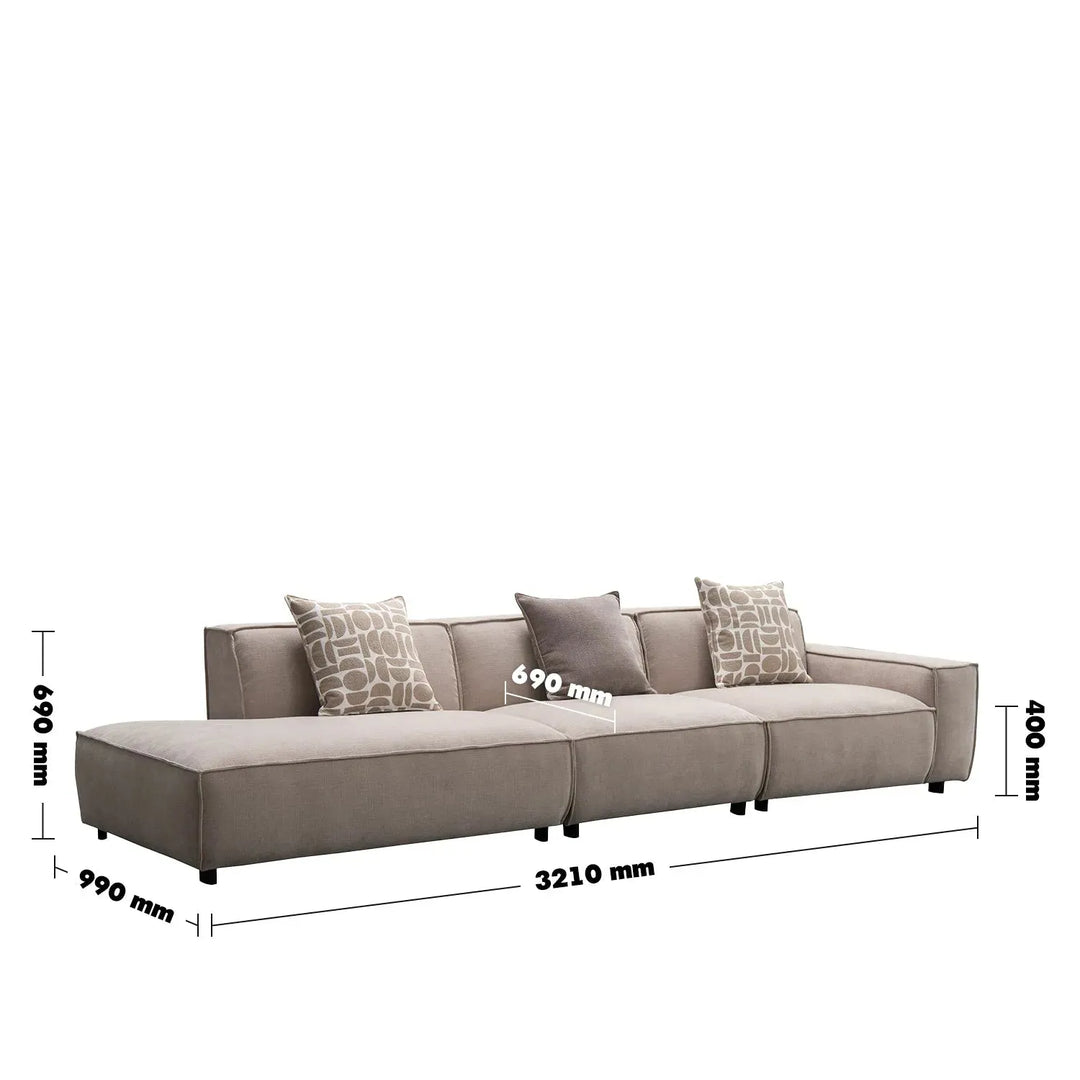 Minimalist mixed weave fabric 5 seater sofa glade size charts.