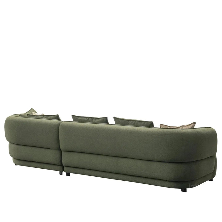 Modern sherpa fabric l shape sectional sofa fores 3+l material variants.