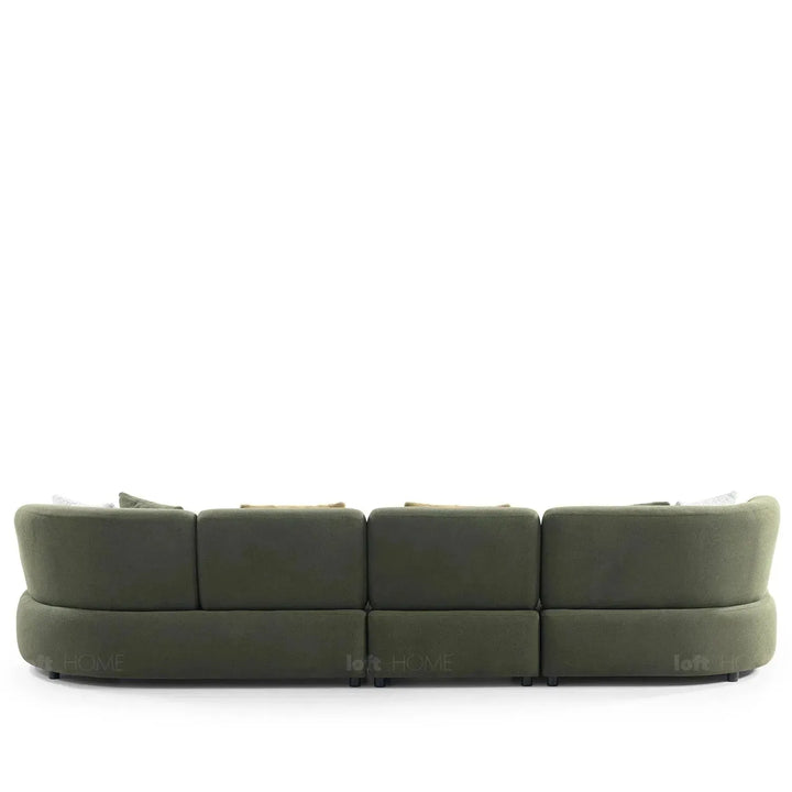 Cream fabric l shape sectional sofa fores 4+l material variants.