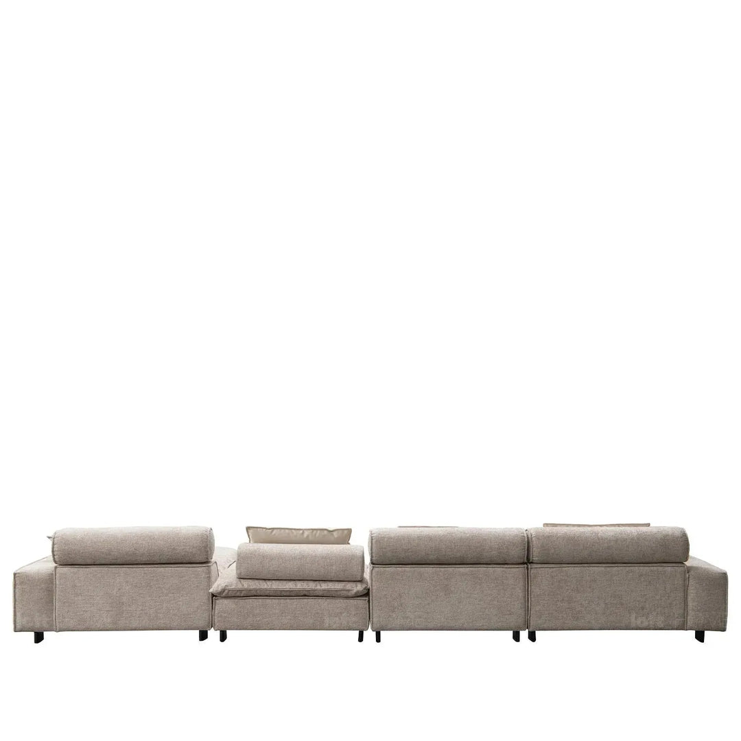 Modern mixed weave fabric l shape sectional sofa aumn 4+l color swatches.