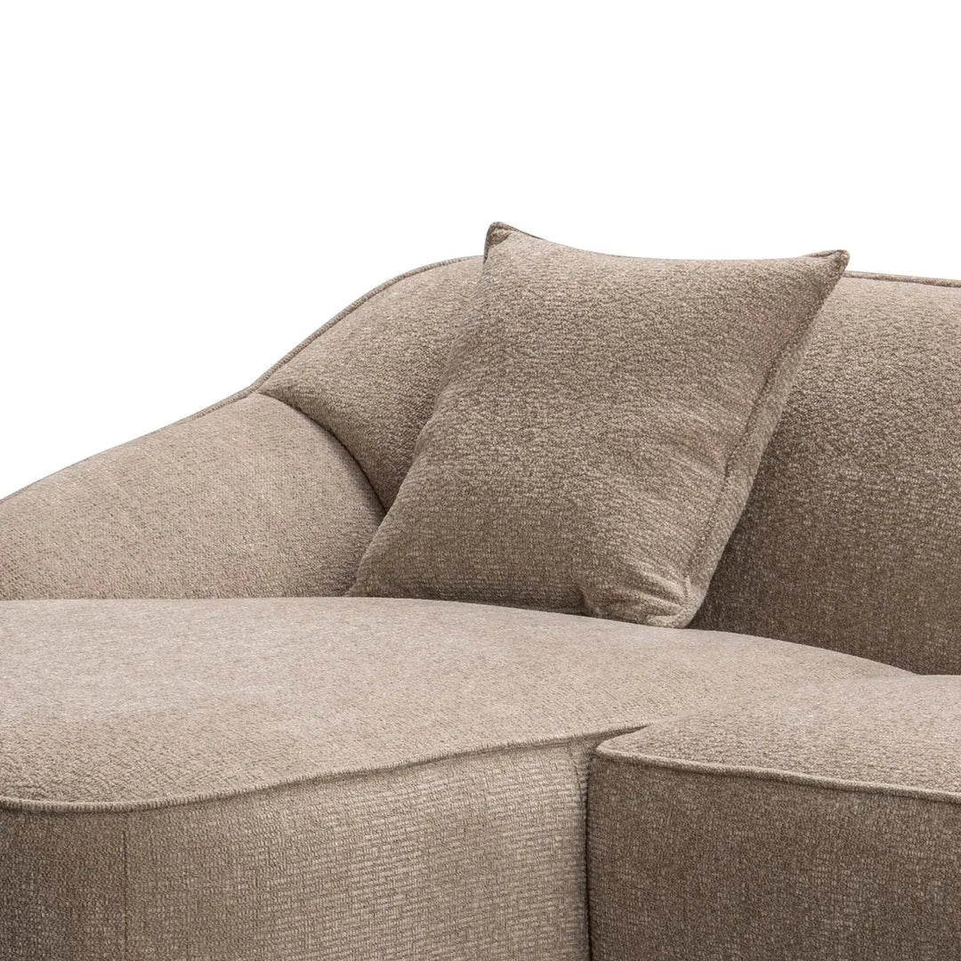 Modern mixed weave fabric l shape sectional sofa sphia 3.5+l in details.