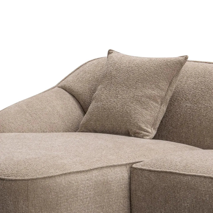 Modern mixed weave fabric l shape sectional sofa sphia 3.5+l in details.
