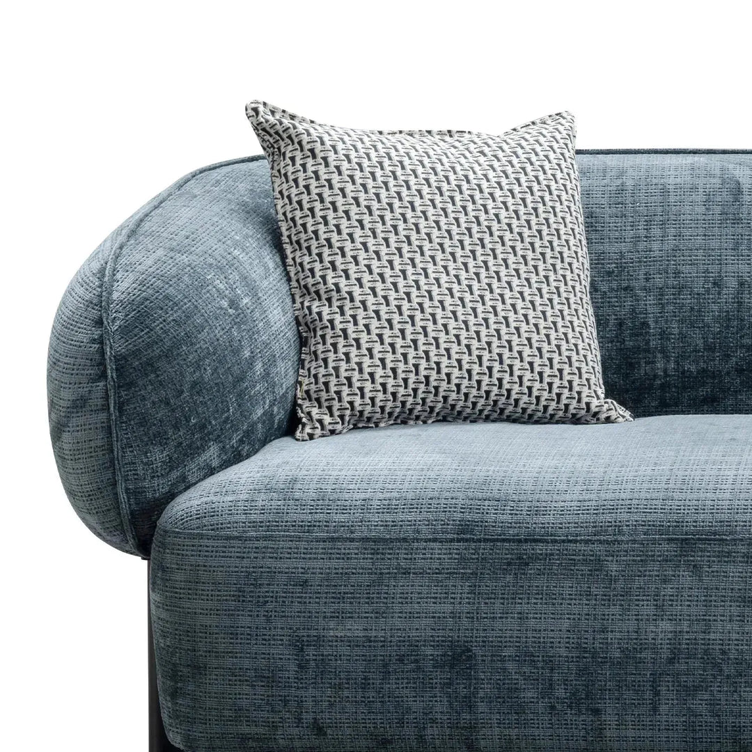 Modern mixed weave fabric 3 seater sofa nep in real life style.