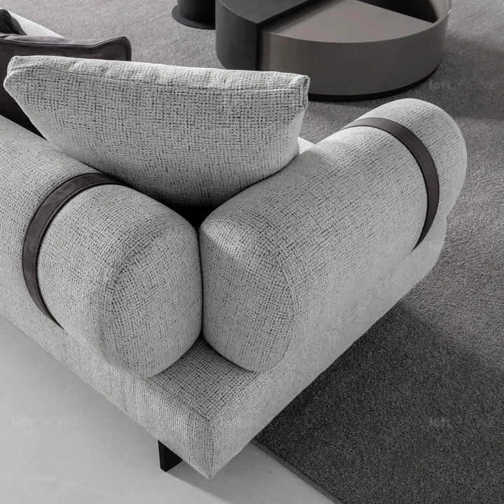 Modern mixed weave fabric 4 seater sofa divan environmental situation.