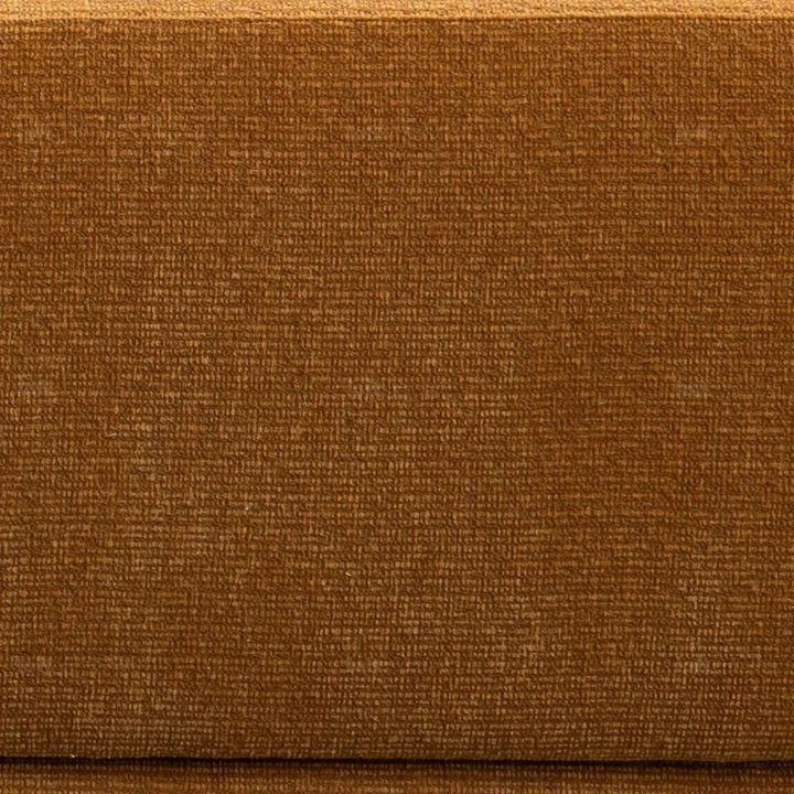 Modern mixed weave fabric 4 seater sofa elegant in panoramic view.