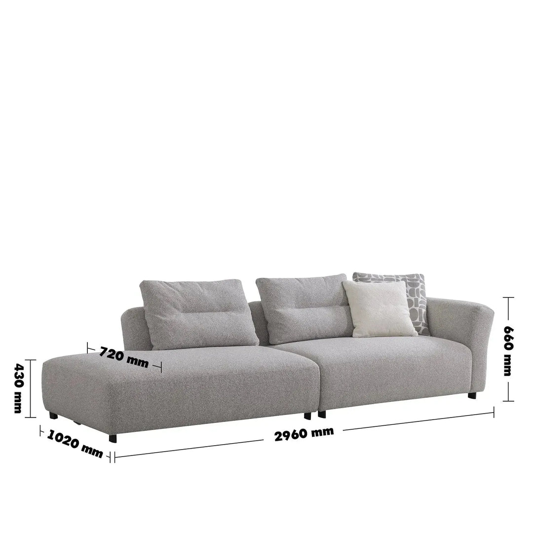 Minimalist mixed weave fabric 4 seater sofa sanctuary size charts.