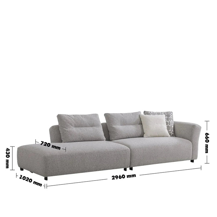 Minimalist mixed weave fabric 4 seater sofa sanctuary size charts.