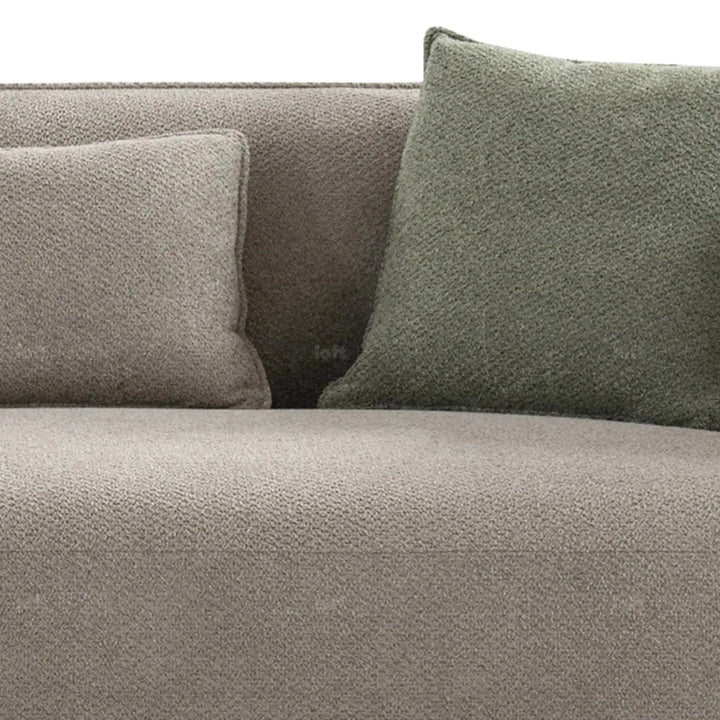 Modern mixed weave fabric 4 seater sofa vista in real life style.