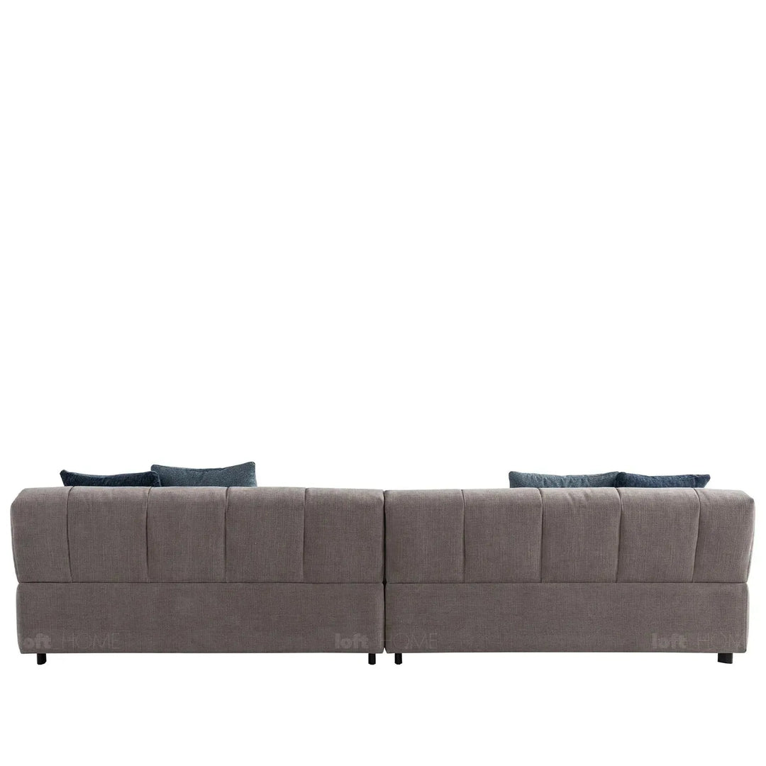 Modern mixed weave fabric 7 seater sofa luna color swatches.