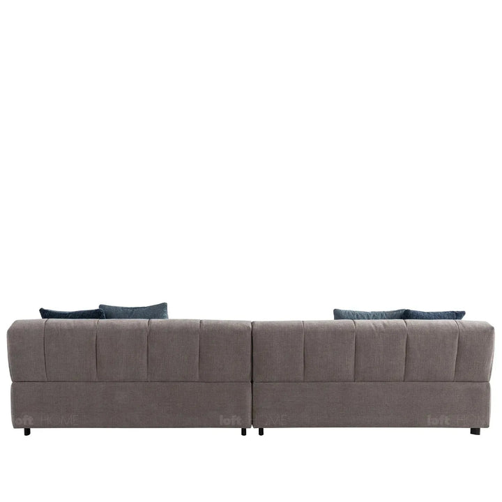 Modern mixed weave fabric 7 seater sofa luna color swatches.