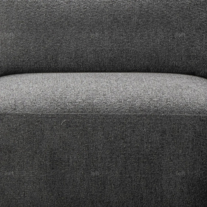Modern mixed weave fabric l shape sectional sofa asce 4+l in panoramic view.
