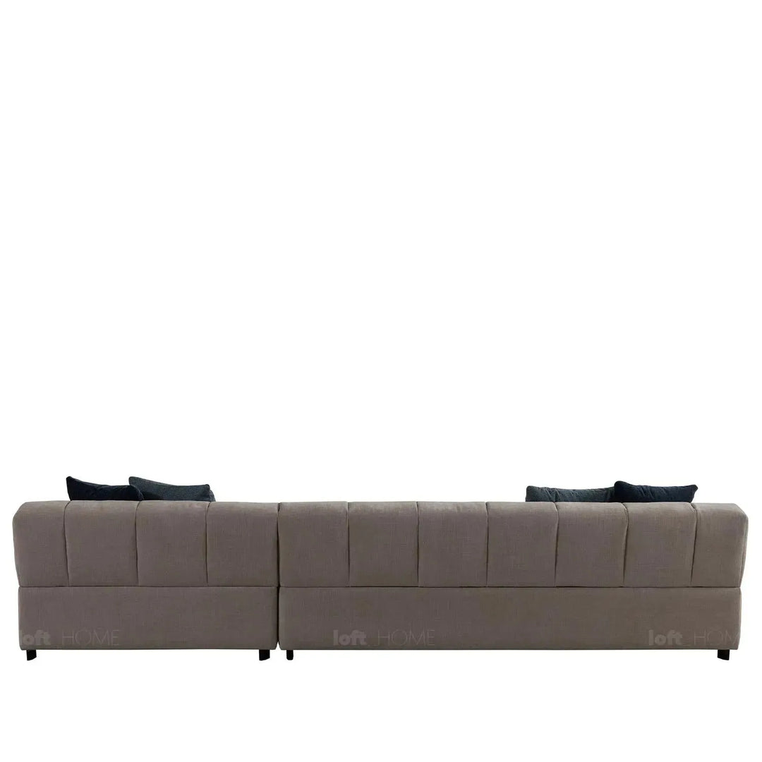Modern mixed weave fabric l shape sectional sofa luna 3+l color swatches.