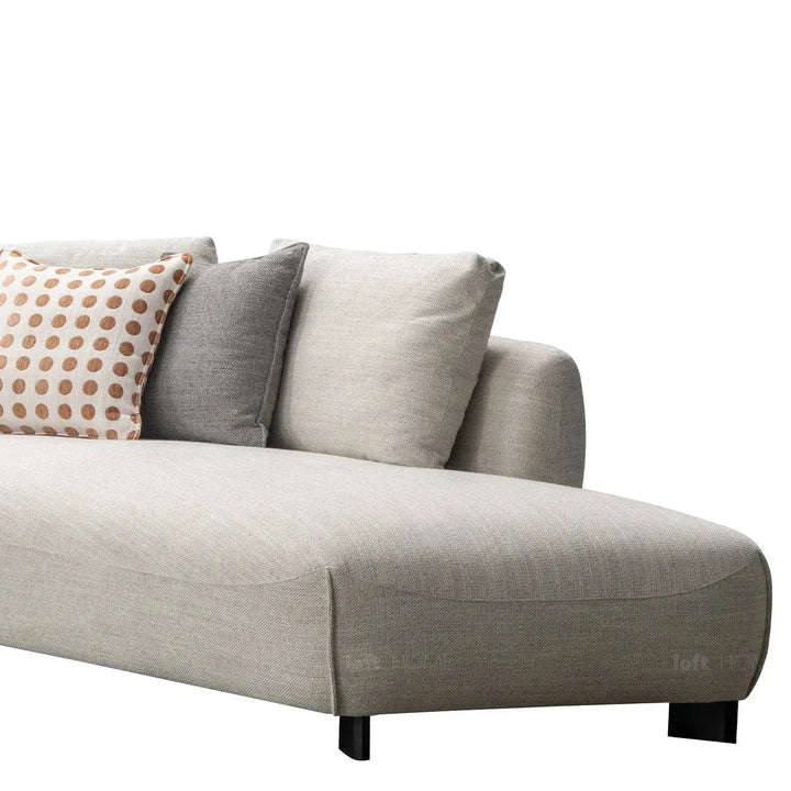 Modern mixed weave fabric l shape sectional sofa refuge 3+l color swatches.