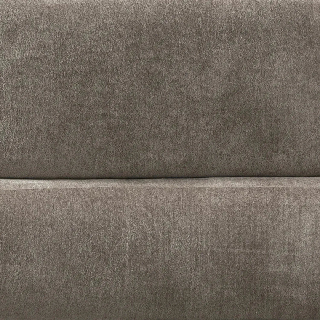 Cream sherpa fabric 3 seater sofa calyx in still life.