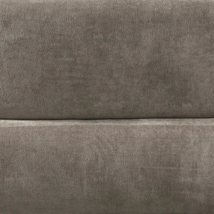 Cream sherpa fabric 3 seater sofa calyx in still life.