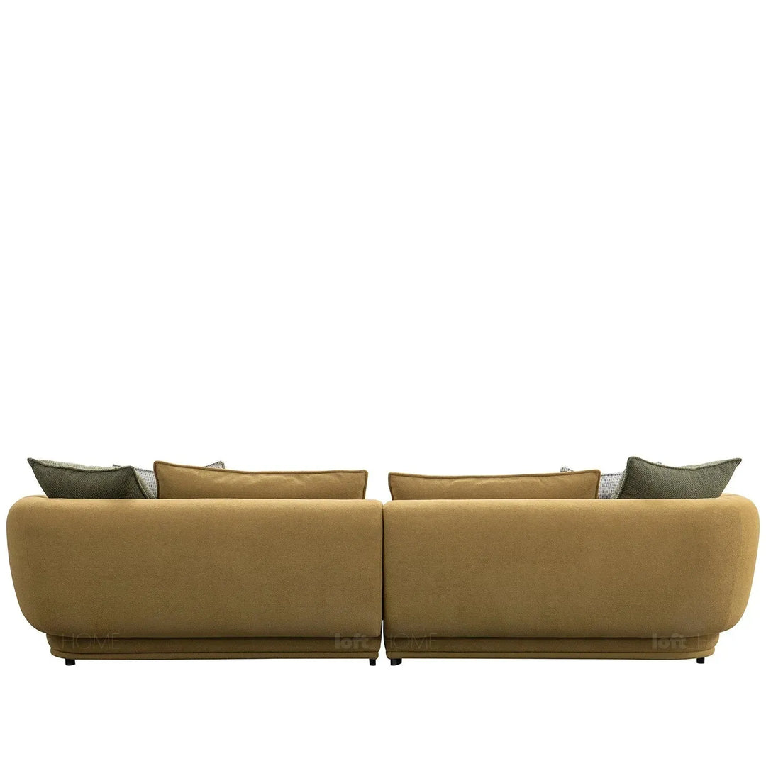 Modern sherpa fabric 4 seater sofa berlin color swatches.