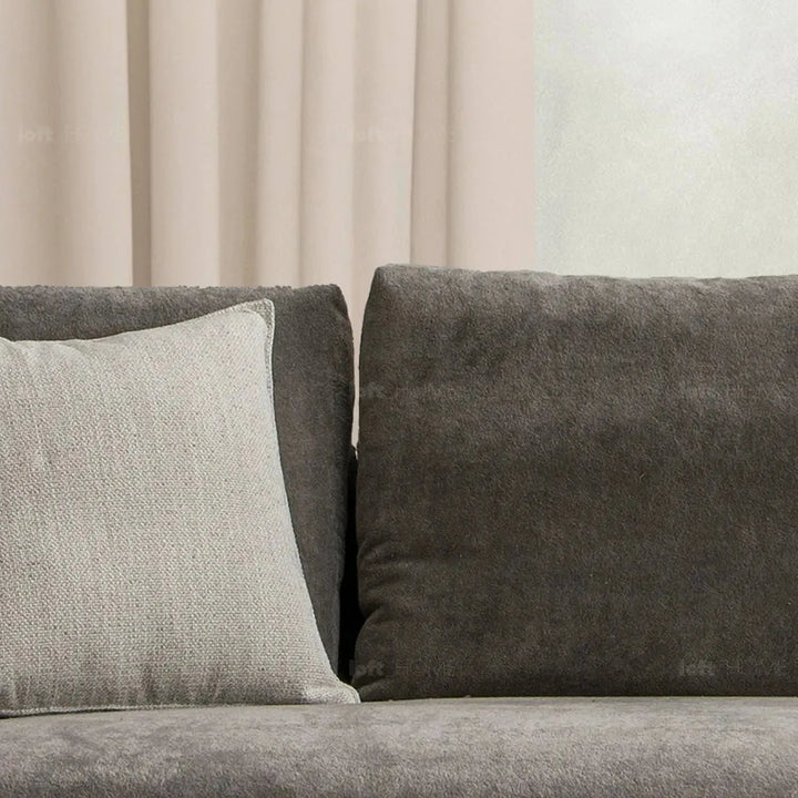 Modern sherpa fabric 5 seater sofa grand environmental situation.