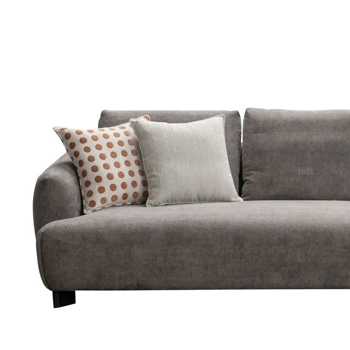 Modern sherpa fabric 5 seater sofa grand color swatches.