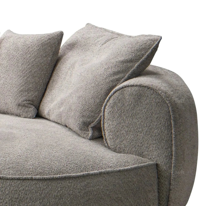 Minimalist sherpa fabric l shape sectional sofa living 4+l in real life style.