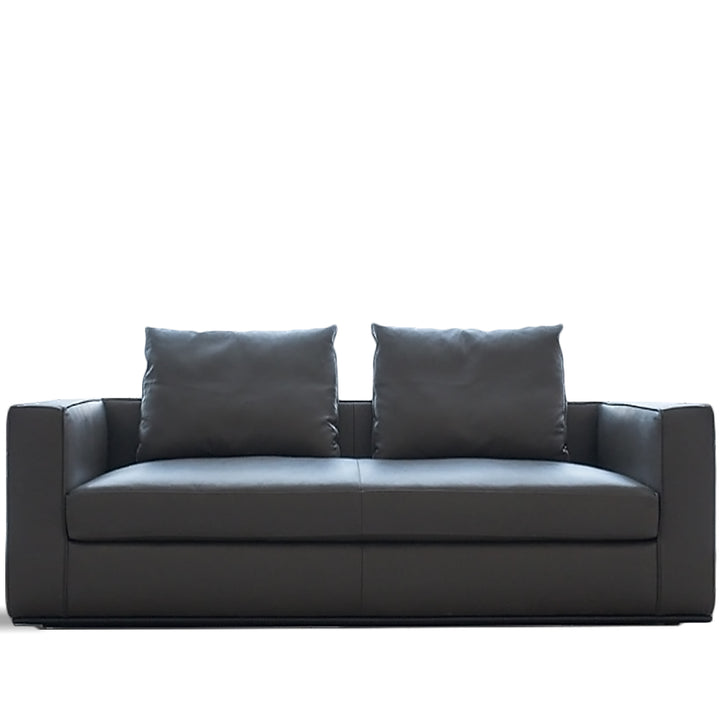 Minimalist fabric 2 seater sofa como layered structure.