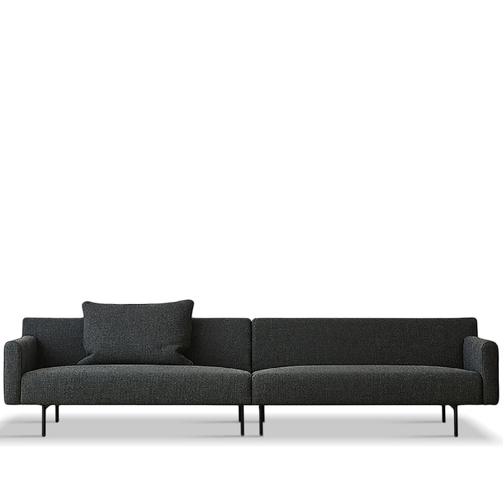 Minimalist Fabric 3.5 Seater Sofa ANN White Background