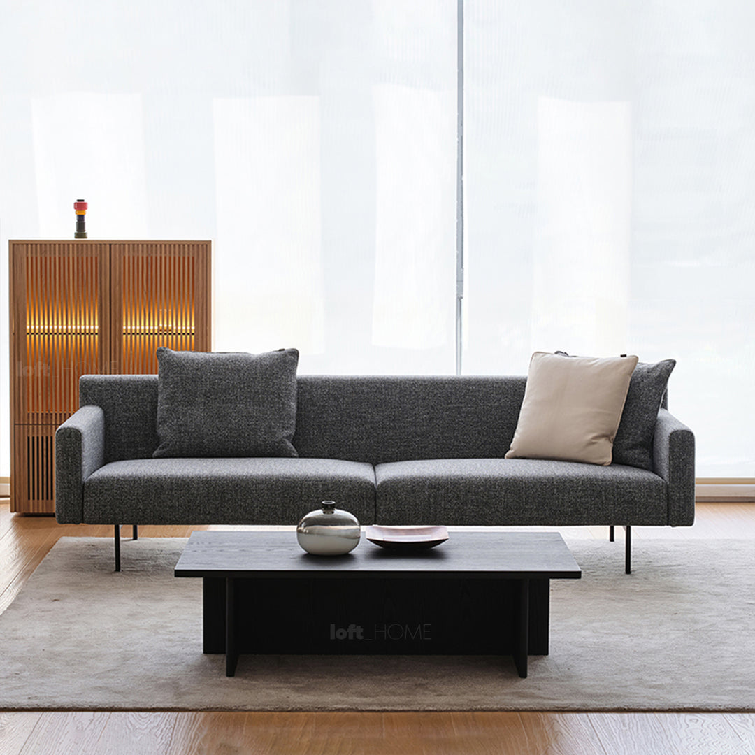 Minimalist fabric 3.5 seater sofa ann conceptual design.