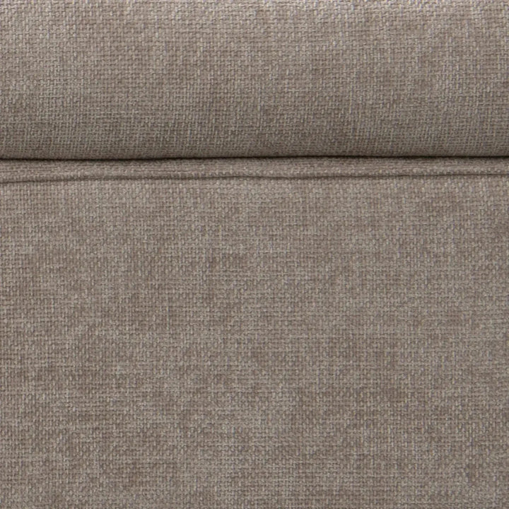 Modern mixed weave fabric 5 seater sofa aumn in details.