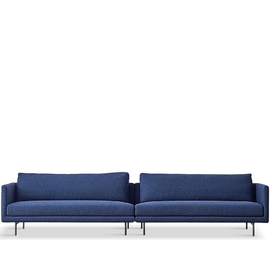 Minimalist Fabric 4.5 Seater Sofa RINA White Background