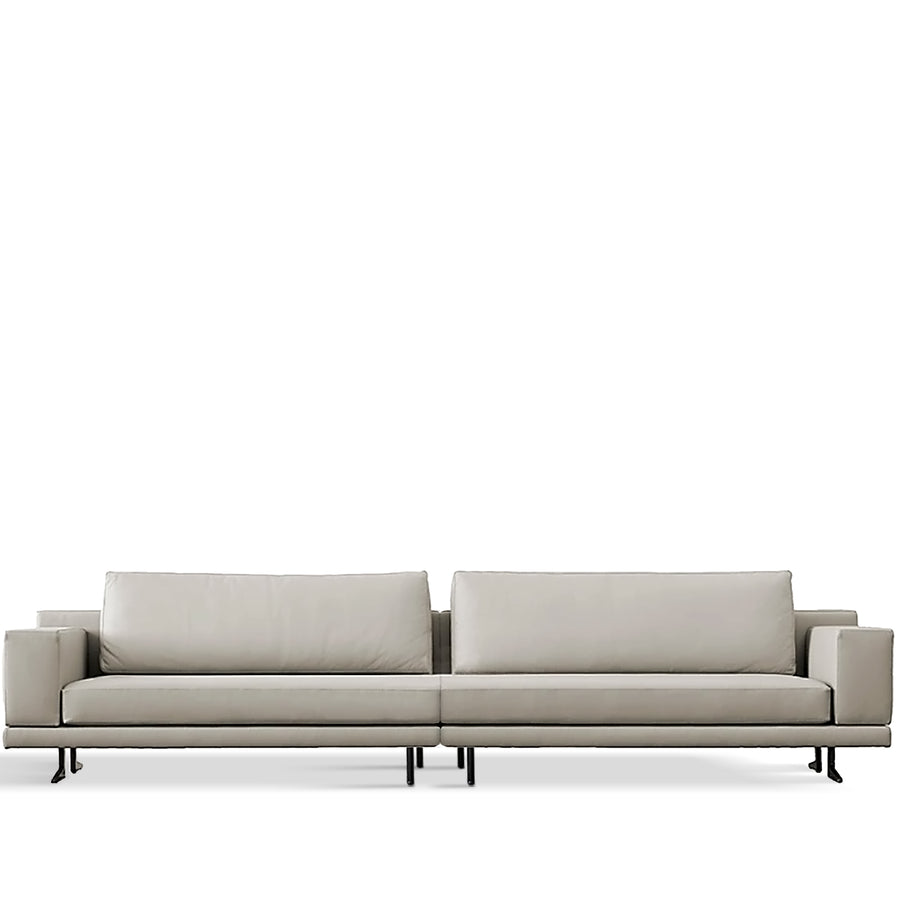 Minimalist Fabric 4 Seater Sofa BOLOGNA White Background