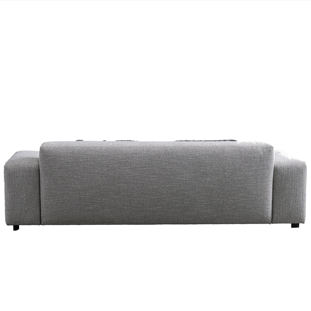Modern mixed weave fabric 3 seater sofa toro in real life style.