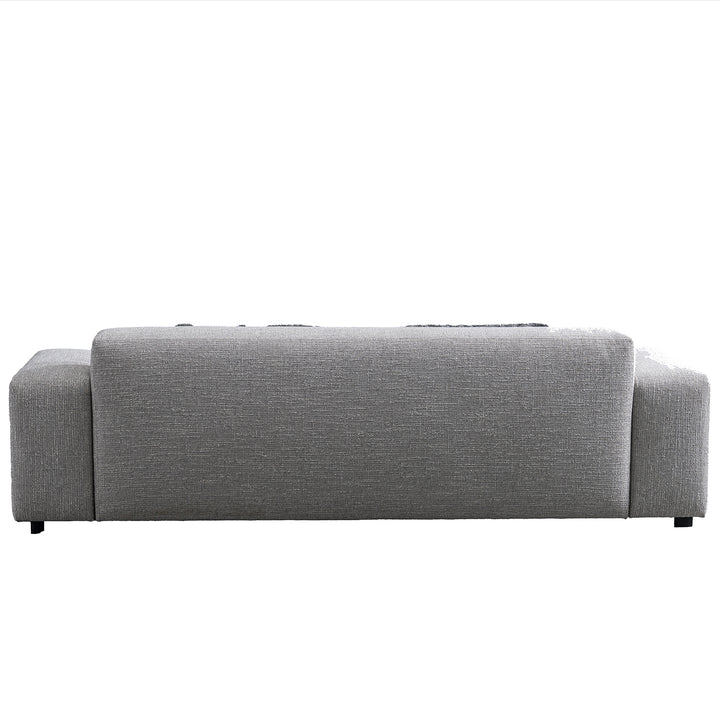 Modern mixed weave fabric 3 seater sofa toro in real life style.