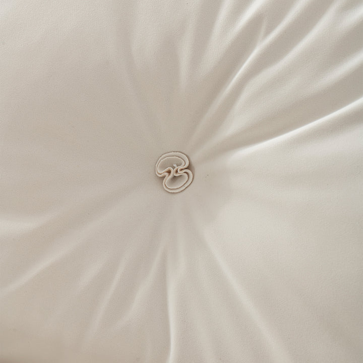 Cream suede fabric 3 seater sofa camellia in still life.