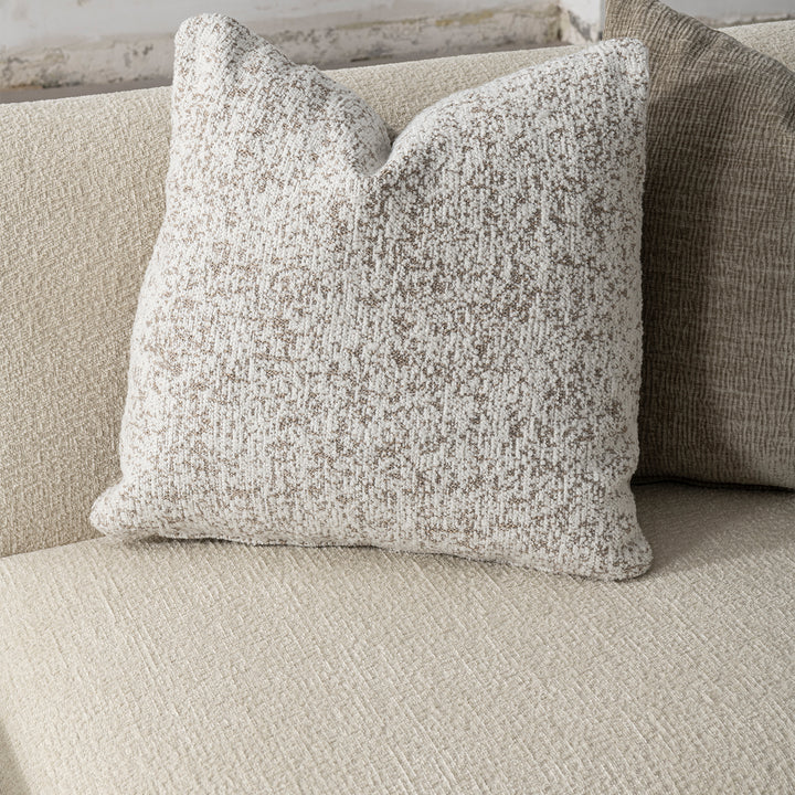 Minimalist velvet fabric modular 3 seater sofa fable in details.