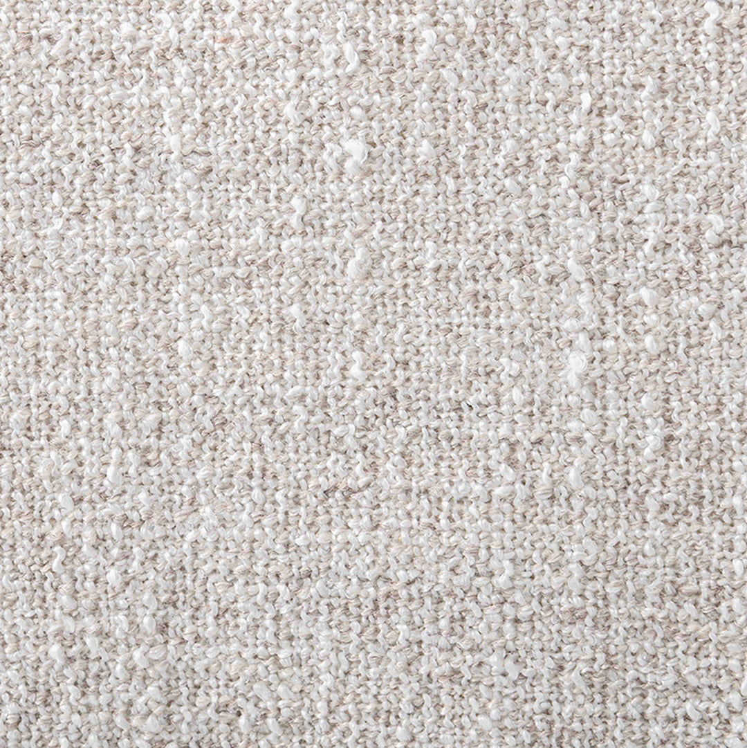 Modern mixed weave fabric chaise 2 seater sofa lucent color swatches.
