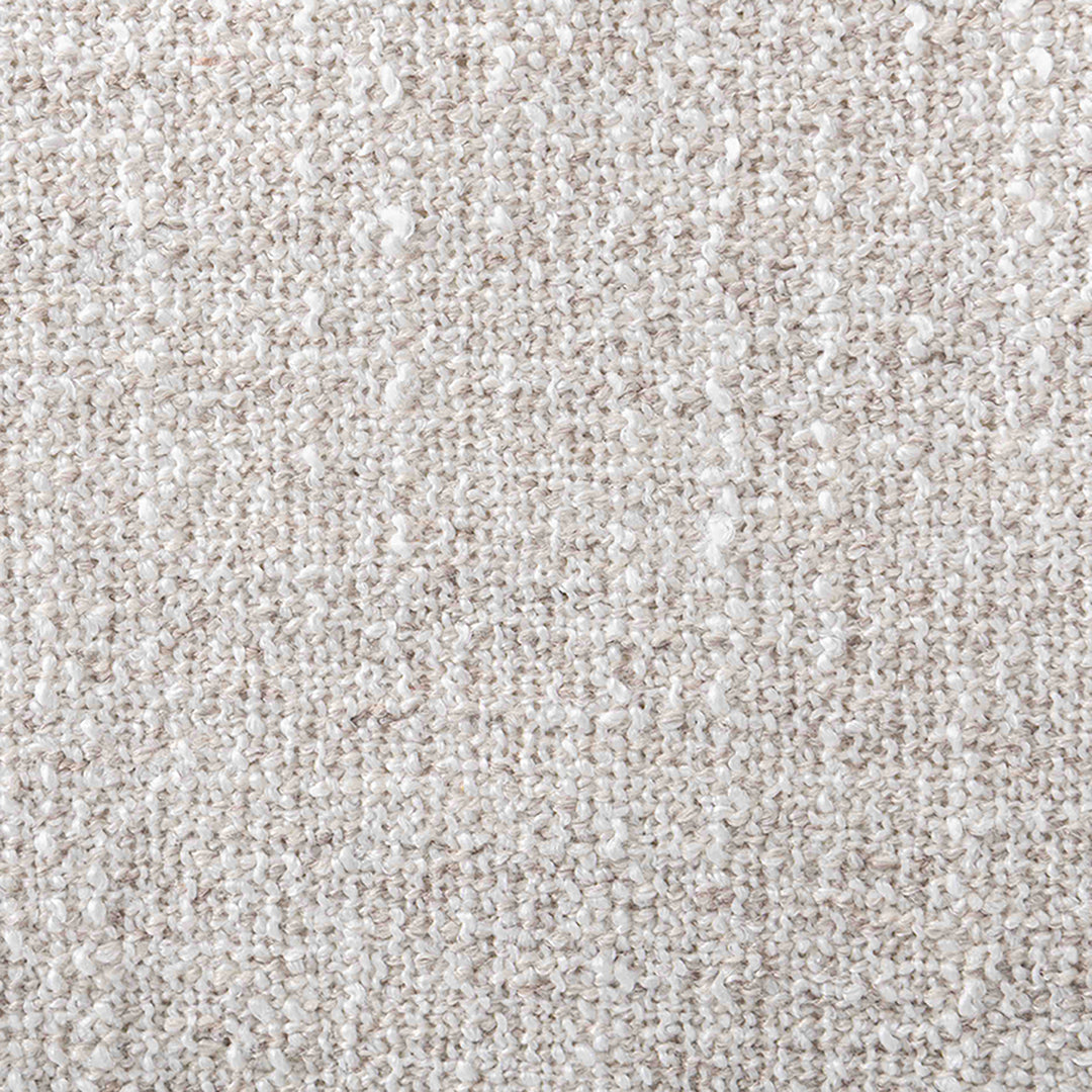 Modern mixed weave fabric modular joint connection 1 seater sofa bento color swatches.