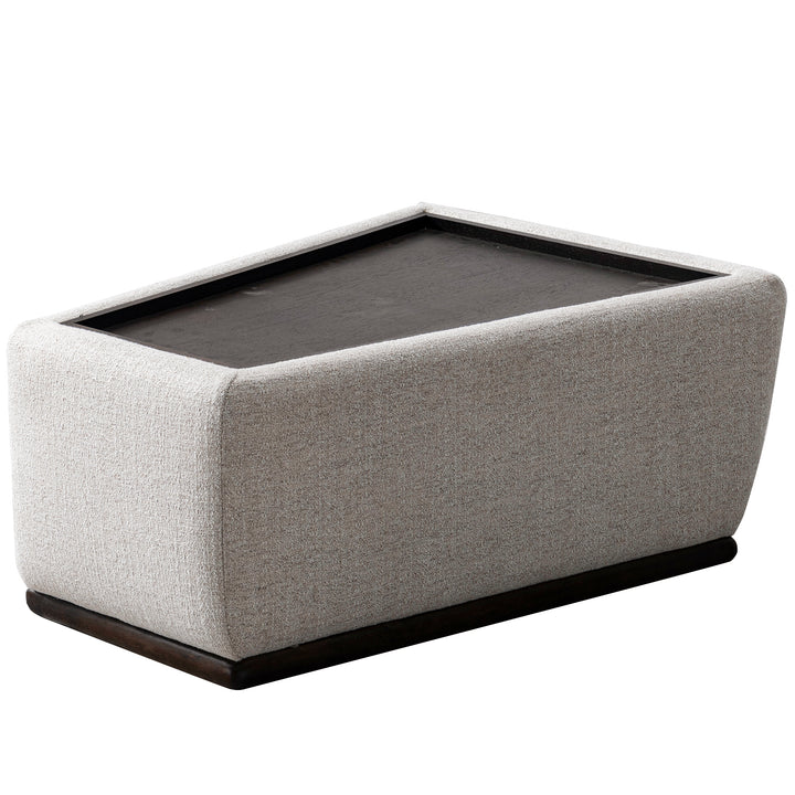 Modern mixed weave fabric sintered stone modular sofa side table bento size charts.