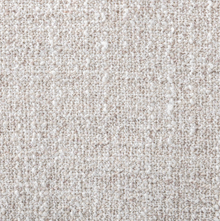 Modern mixed weave fabric sintered stone modular sofa side table bento in real life style.