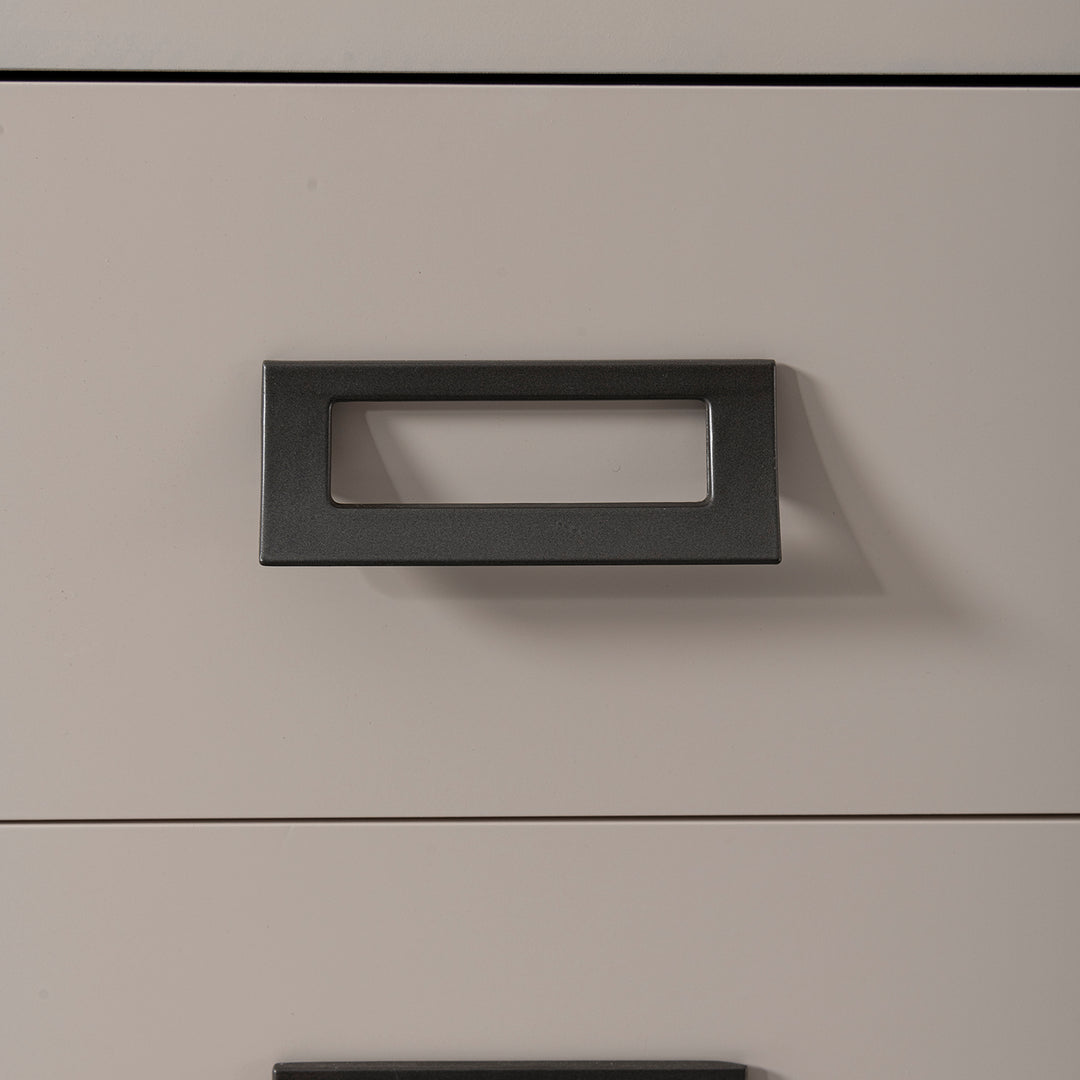 Modern plywood tempered glass electional function side table pixo in details.