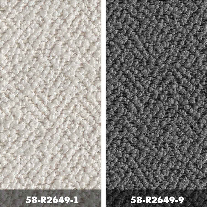 Minimalist Mixed Weave Fabric Modular L Shape Sectional Sofa ELEGANZA 4+L