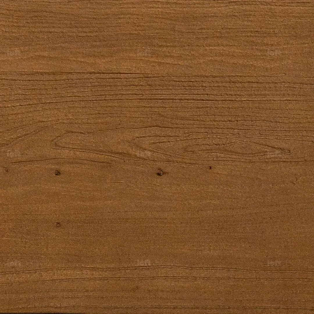 Rustic elm wood dining bench splendor material variants.