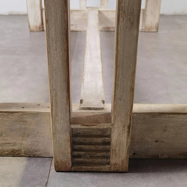 Rustic pine wood dining table pixie conceptual design.