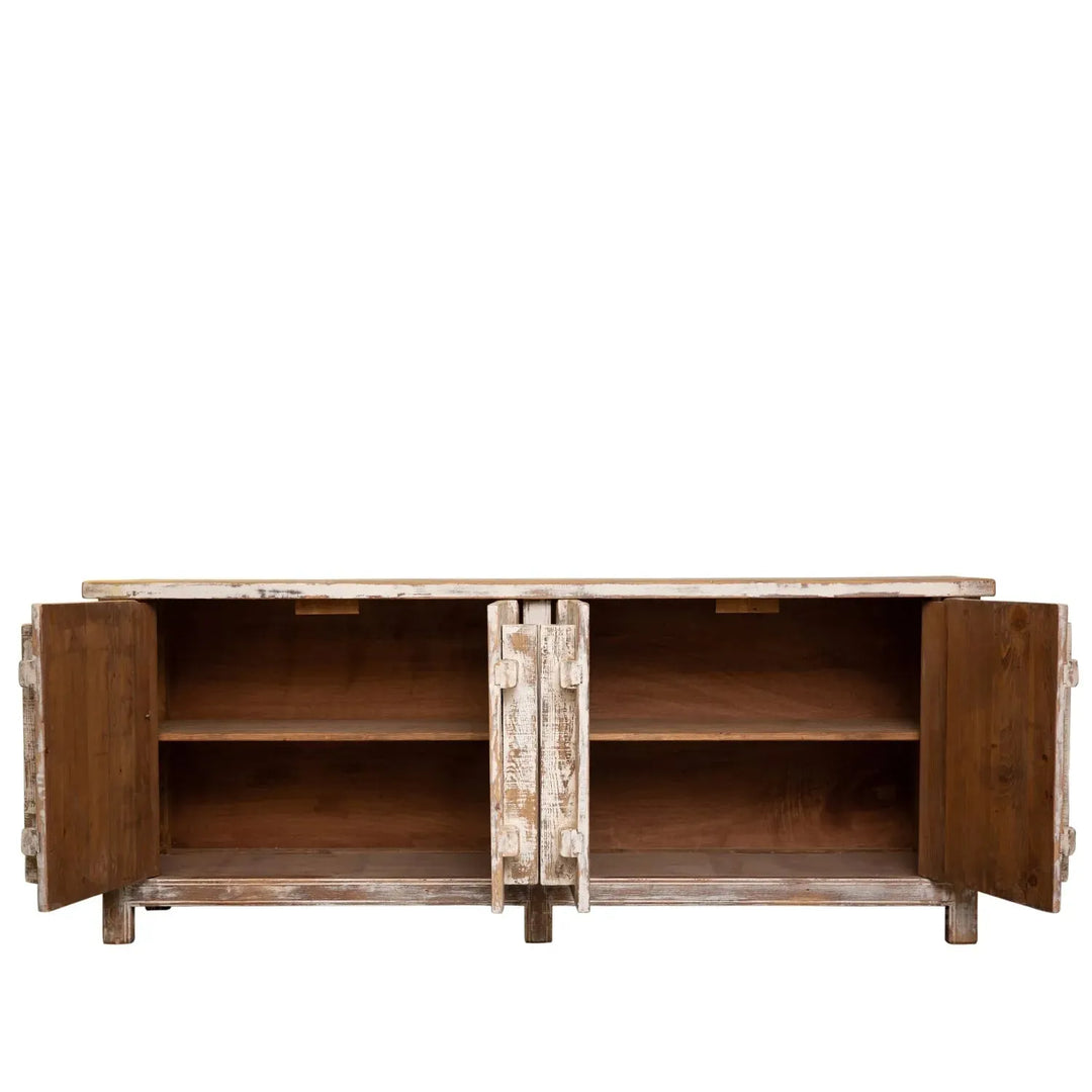Rustic pine wood storage cabinet pine phantom material variants.