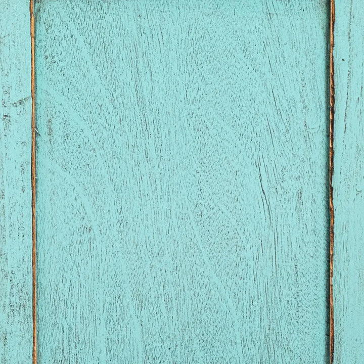 Rustic pine wood tv console whispers color swatches.