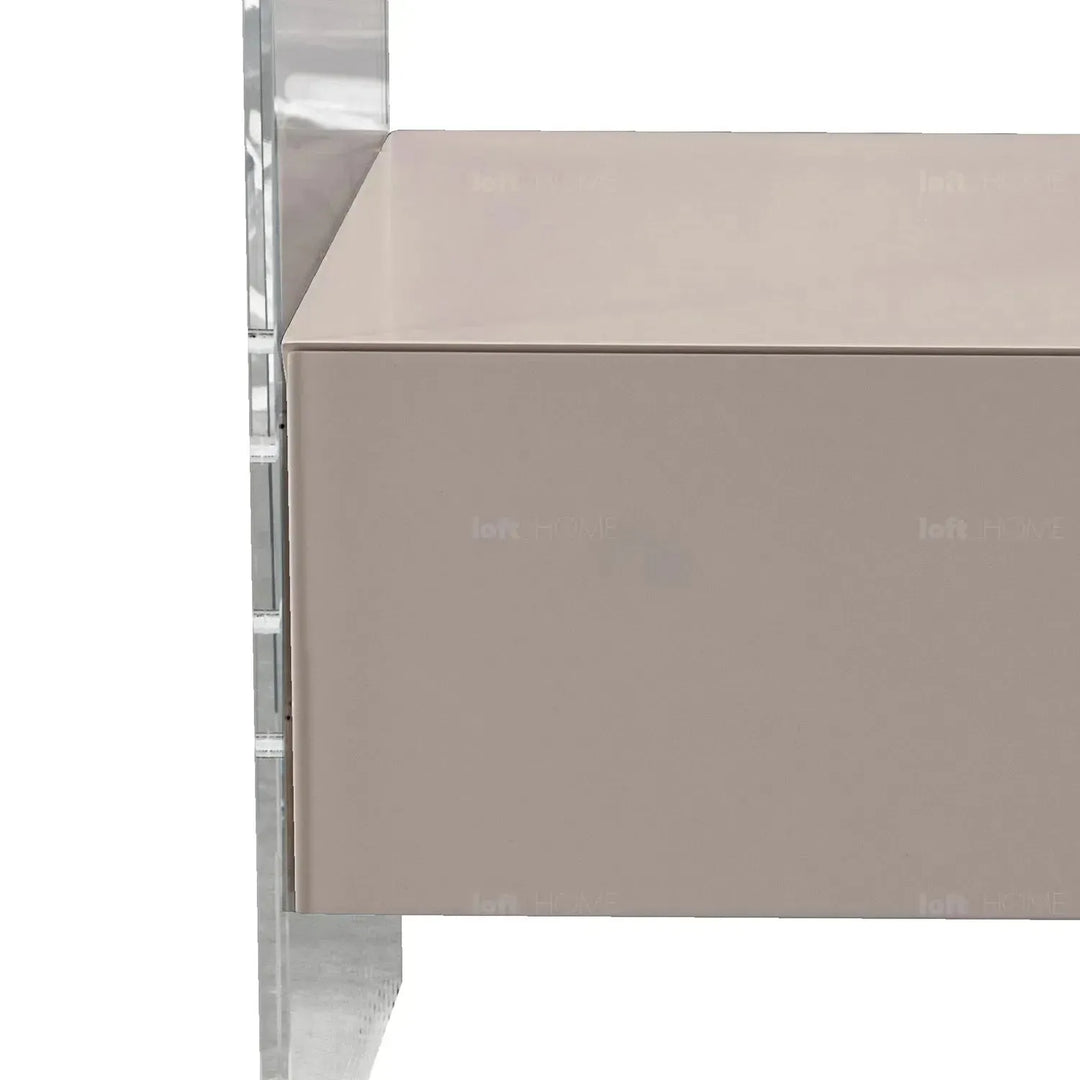 Modern acrylic side table tundra conceptual design.