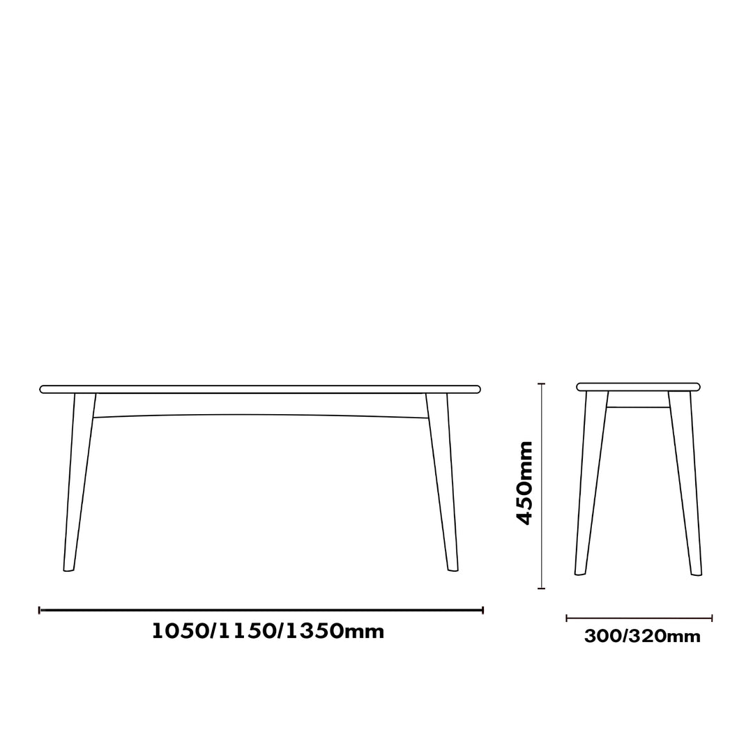 Scandinavian cherry wood dining bench green size charts.