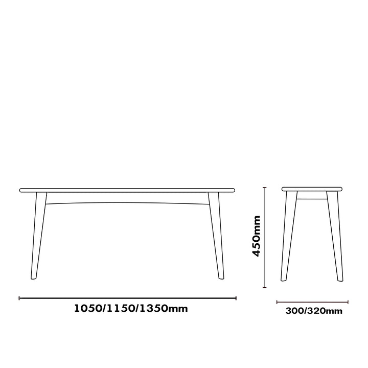 Scandinavian cherry wood dining bench green size charts.