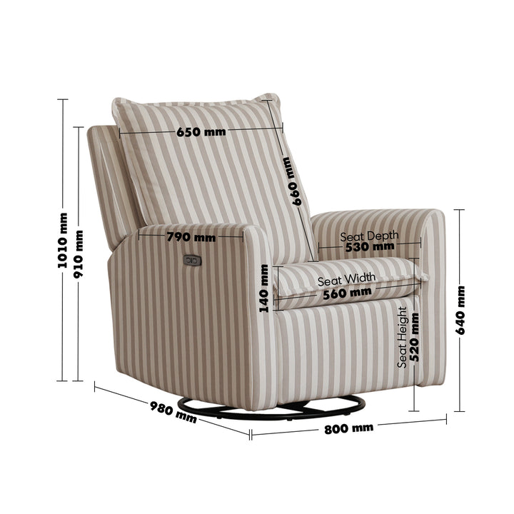 Scandinavian cotton fabric electric recliner revolving 1 seater sofa seabreeze size charts.